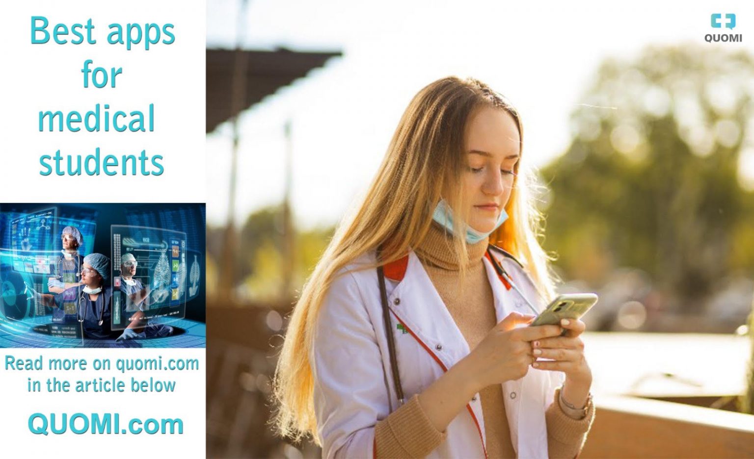 Best apps for medical students - Quomi - Healthcare meets Social